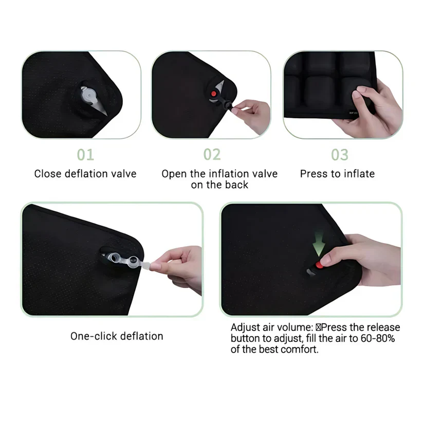 Inflateable Travel Pillow