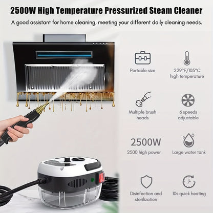 2500W High-Power Portable Steam Cleaner