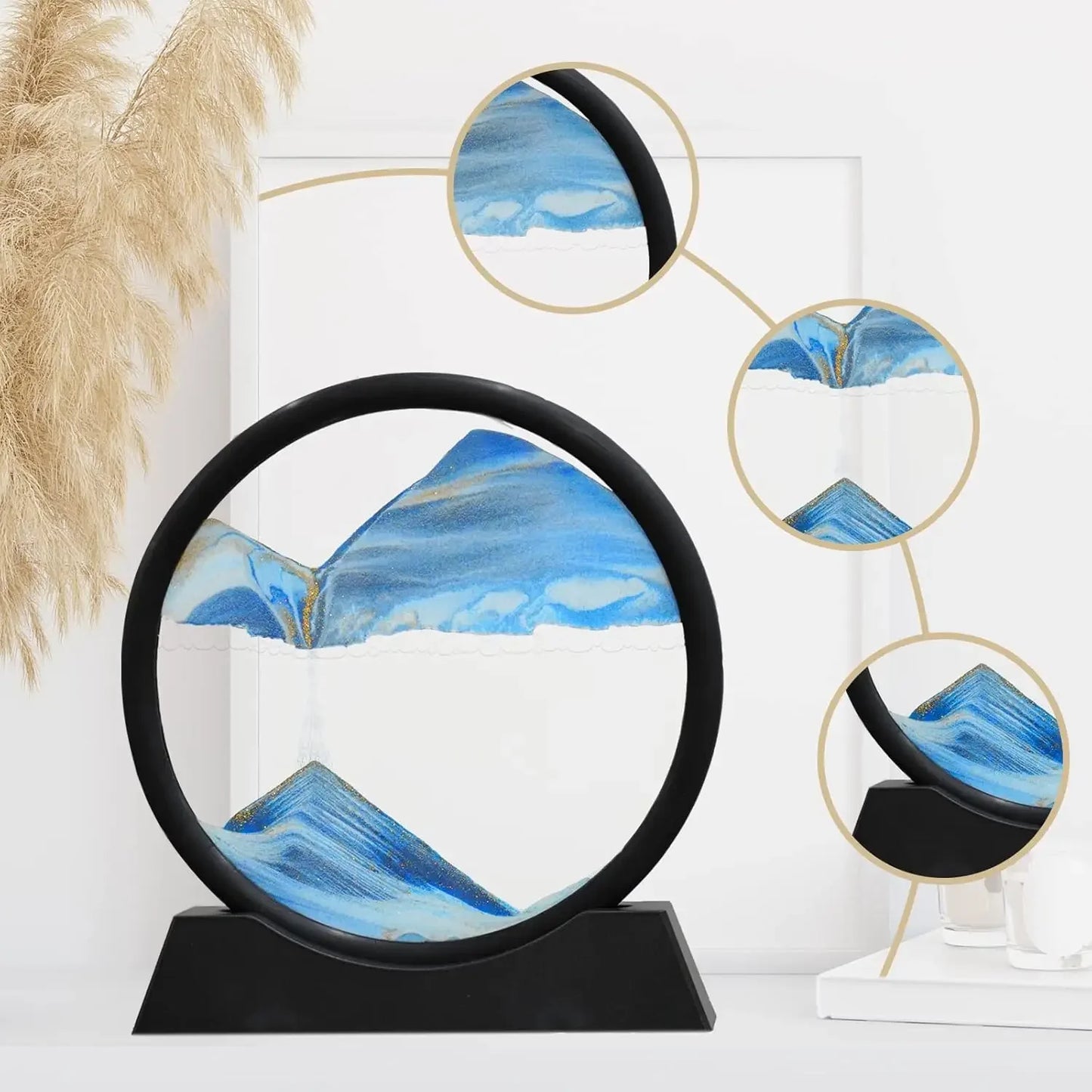 3D Moving Sand Art Glass