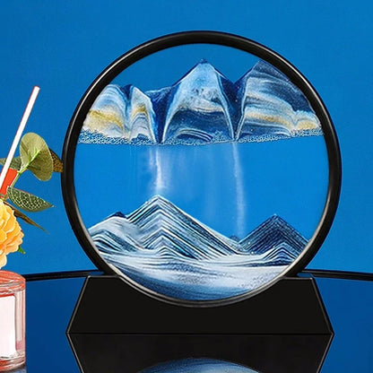 3D Moving Sand Art Glass