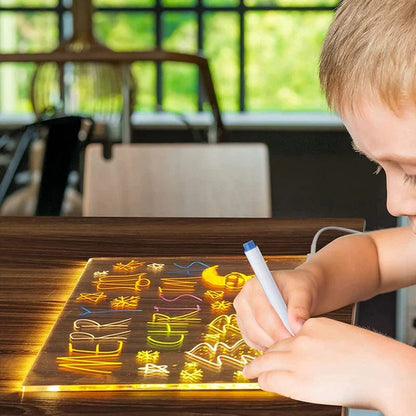 Erasable LED Drawing Board with Night Light