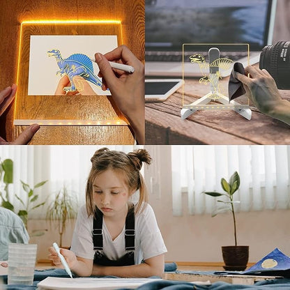 Erasable LED Drawing Board with Night Light