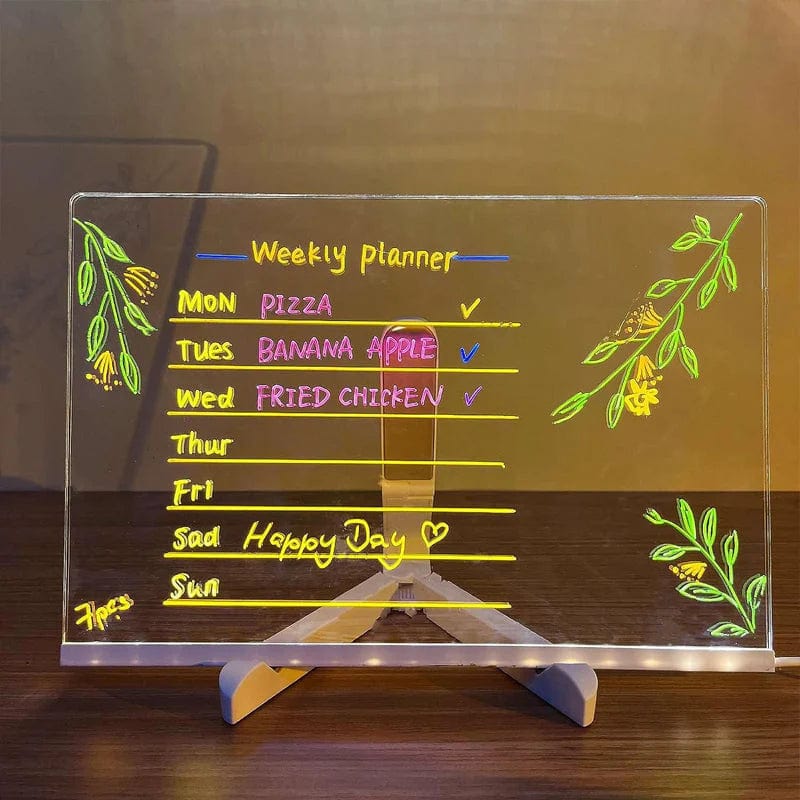 Erasable LED Drawing Board with Night Light