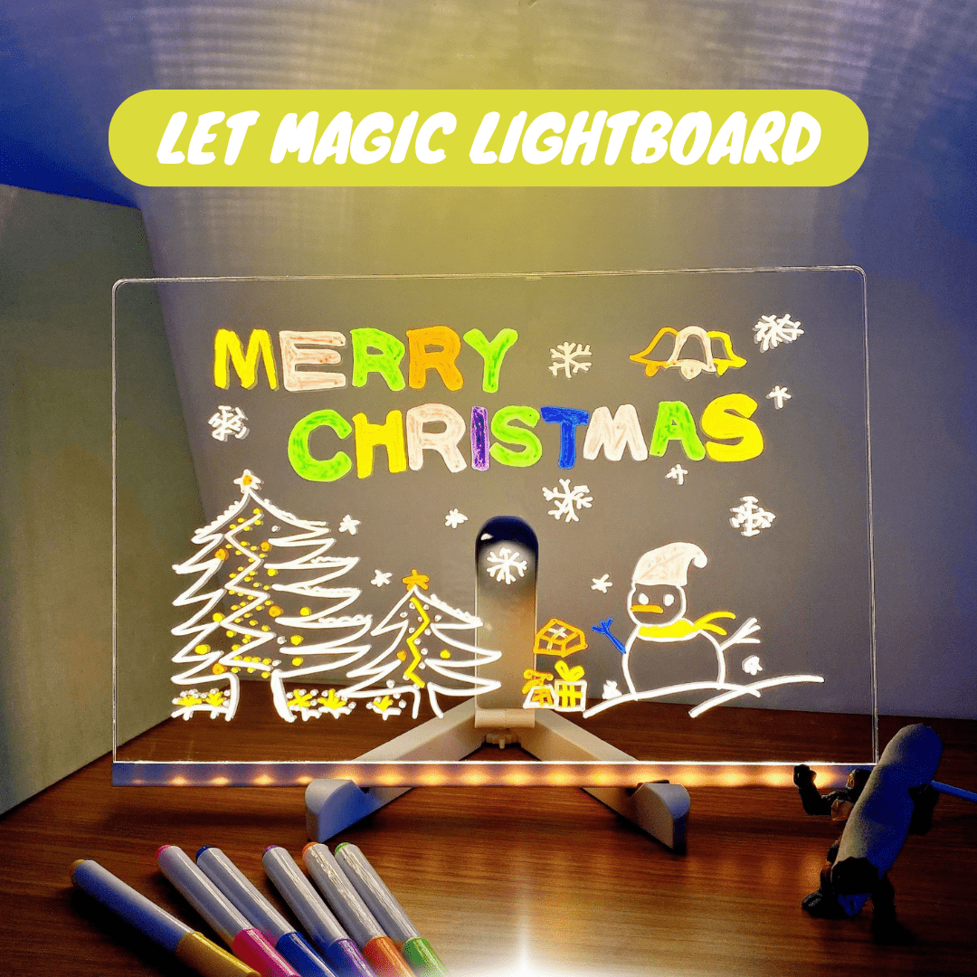 Erasable LED Drawing Board with Night Light