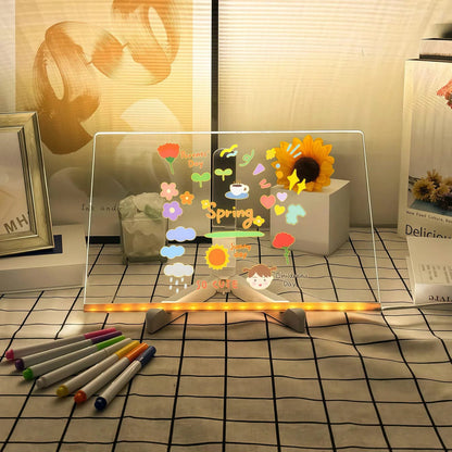 Erasable LED Drawing Board with Night Light